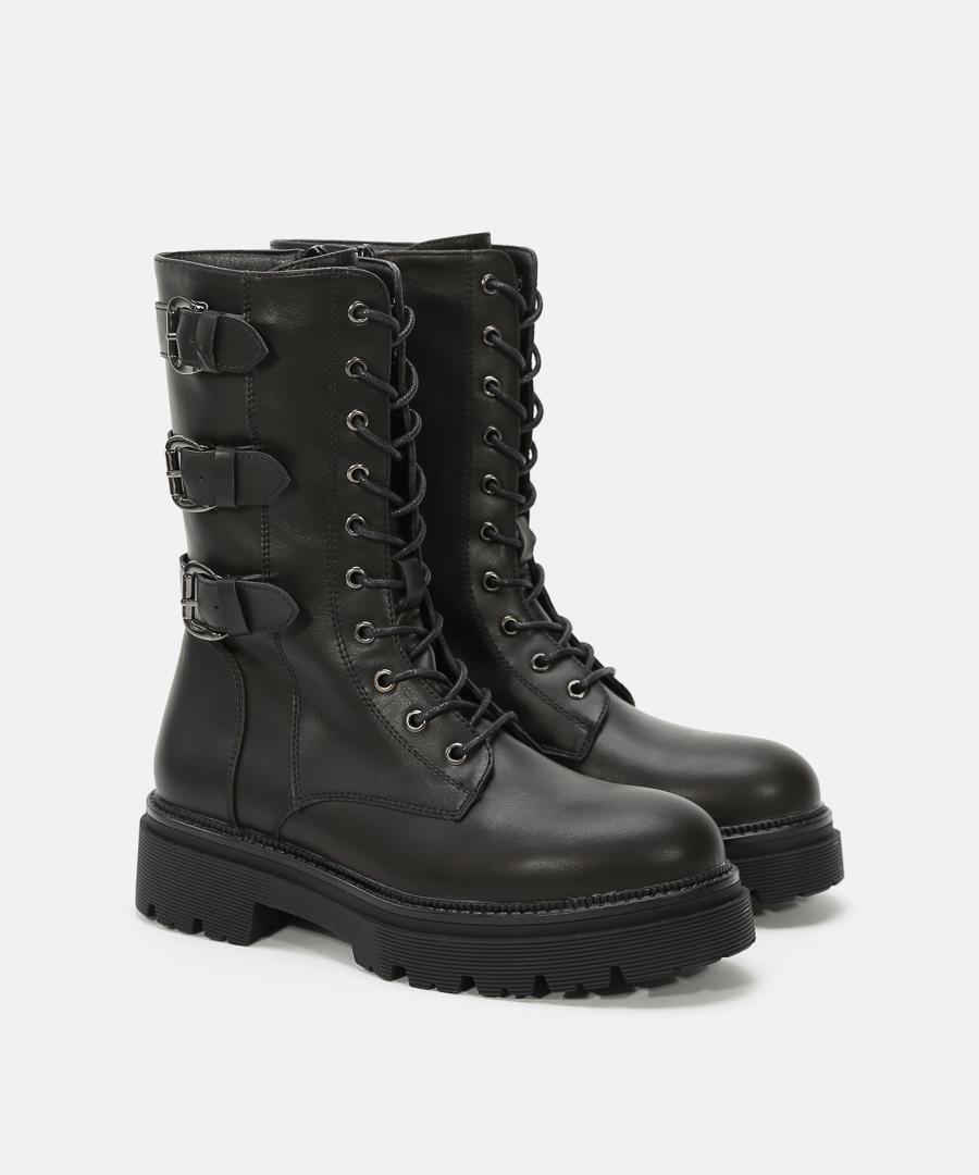 Botas biker media ca&ntilde;a image number null